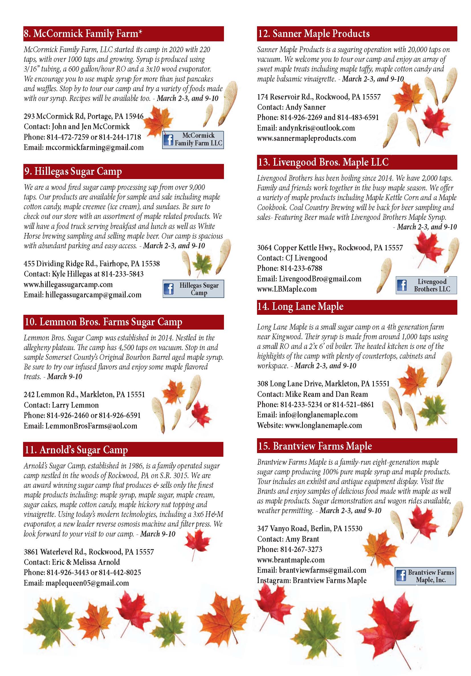 Events Somerset County Maple Producers